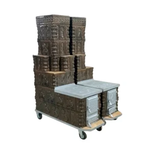Sobe teracota cu Plita Maria Soba teracota cu plita mare Maria 6R 1G COT16 verde Soba teracota COT 16 cu plita mare si cuptor, 6 randuri si garnitura, verde