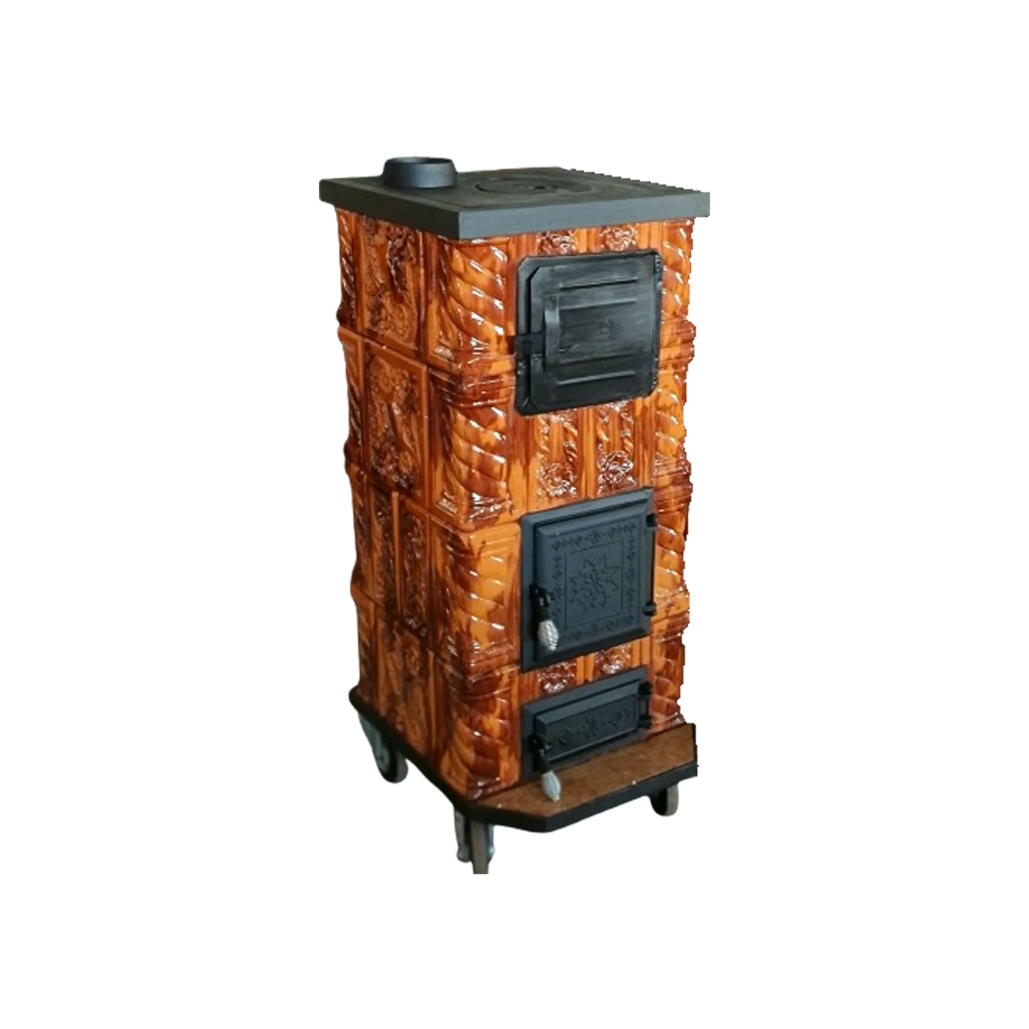 Soba teracota cu plita si cuptor 4R tip godin, degrade M2